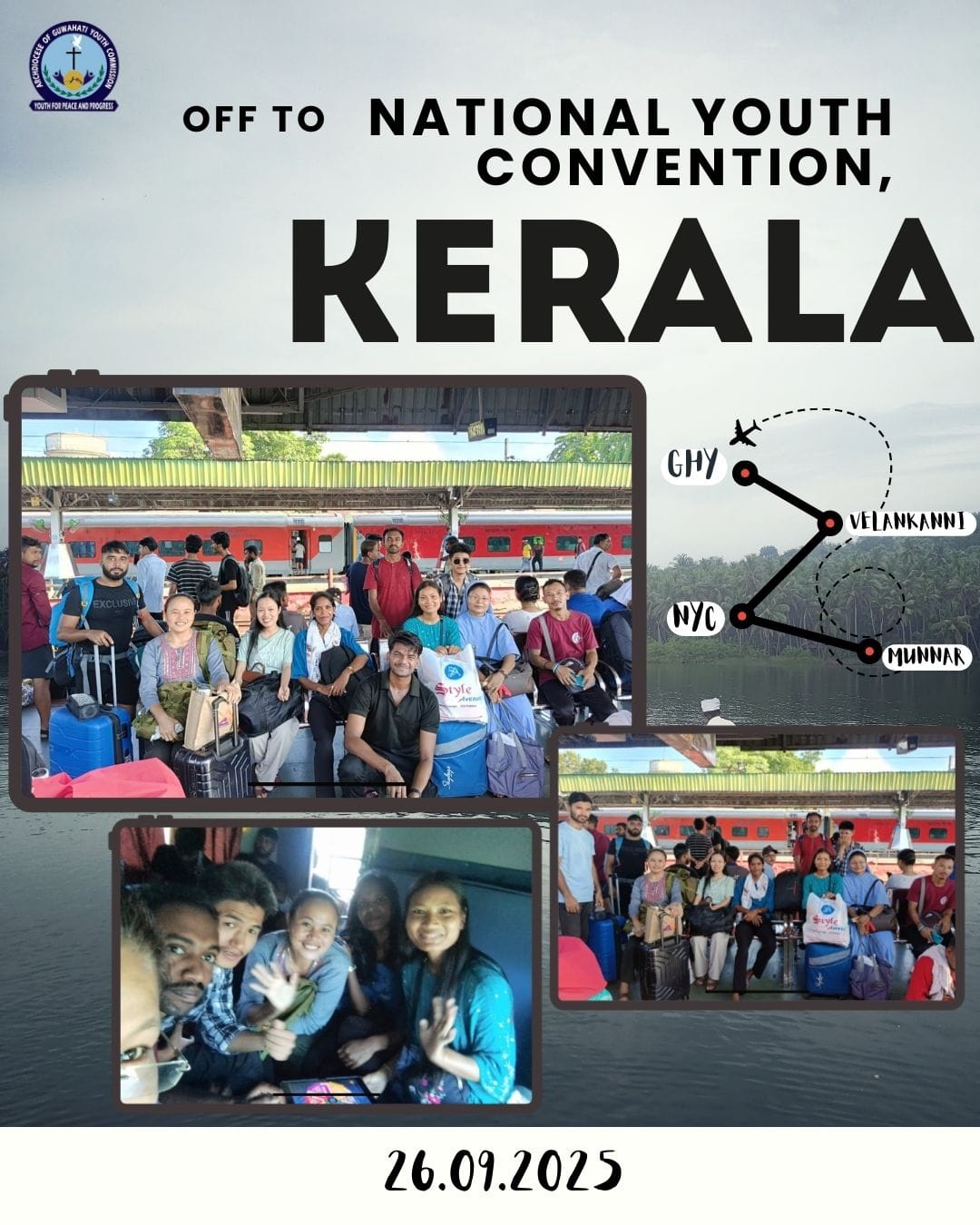 OFF to National Youth Convention , Kerela
